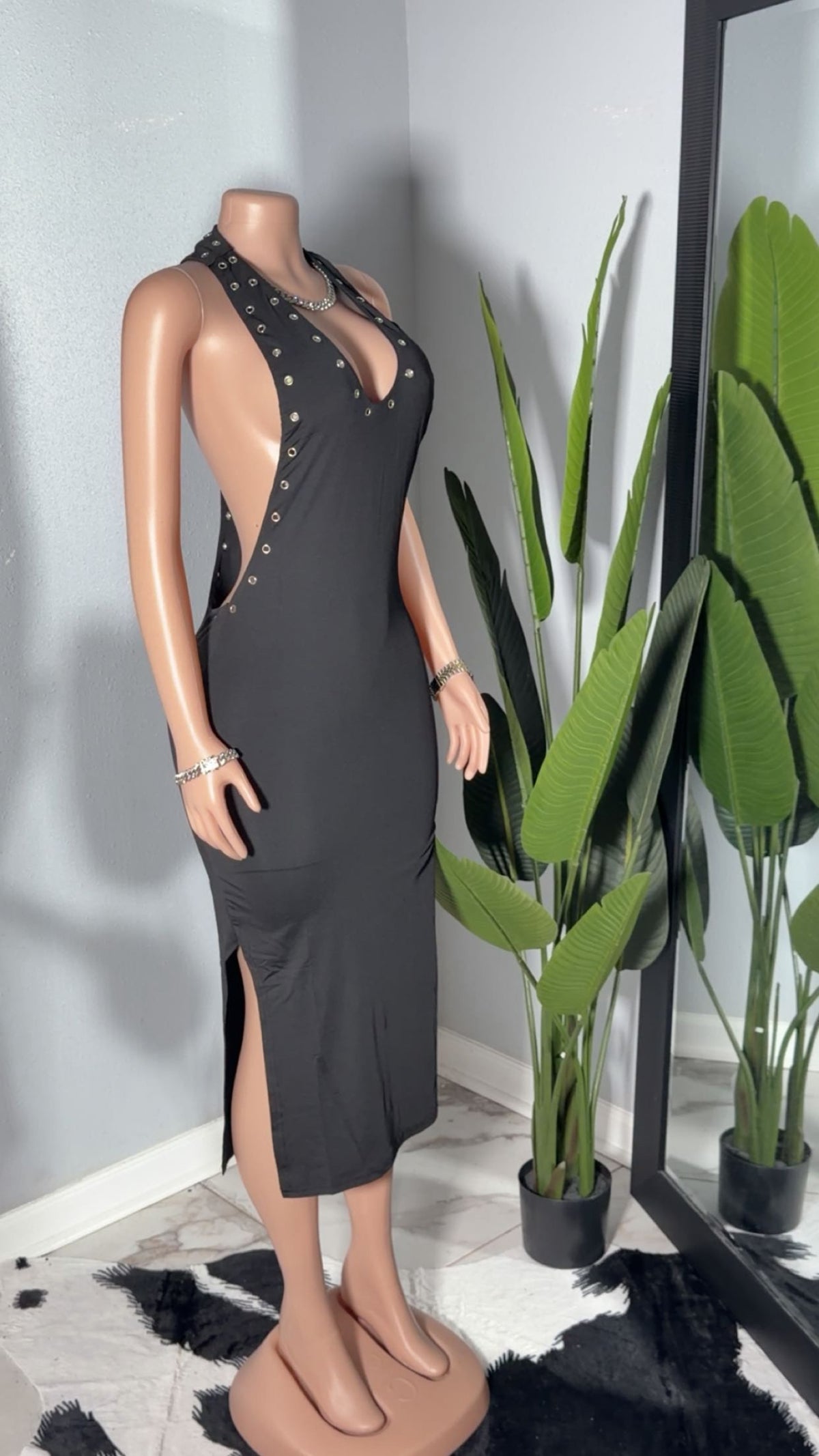 Silk and Stone Midi Dress